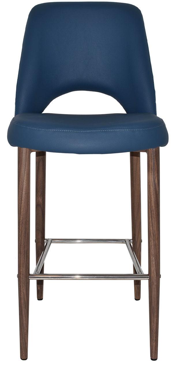 EZ STOOL ALBURY SIDE 750 METAL LIGHT WALNUT