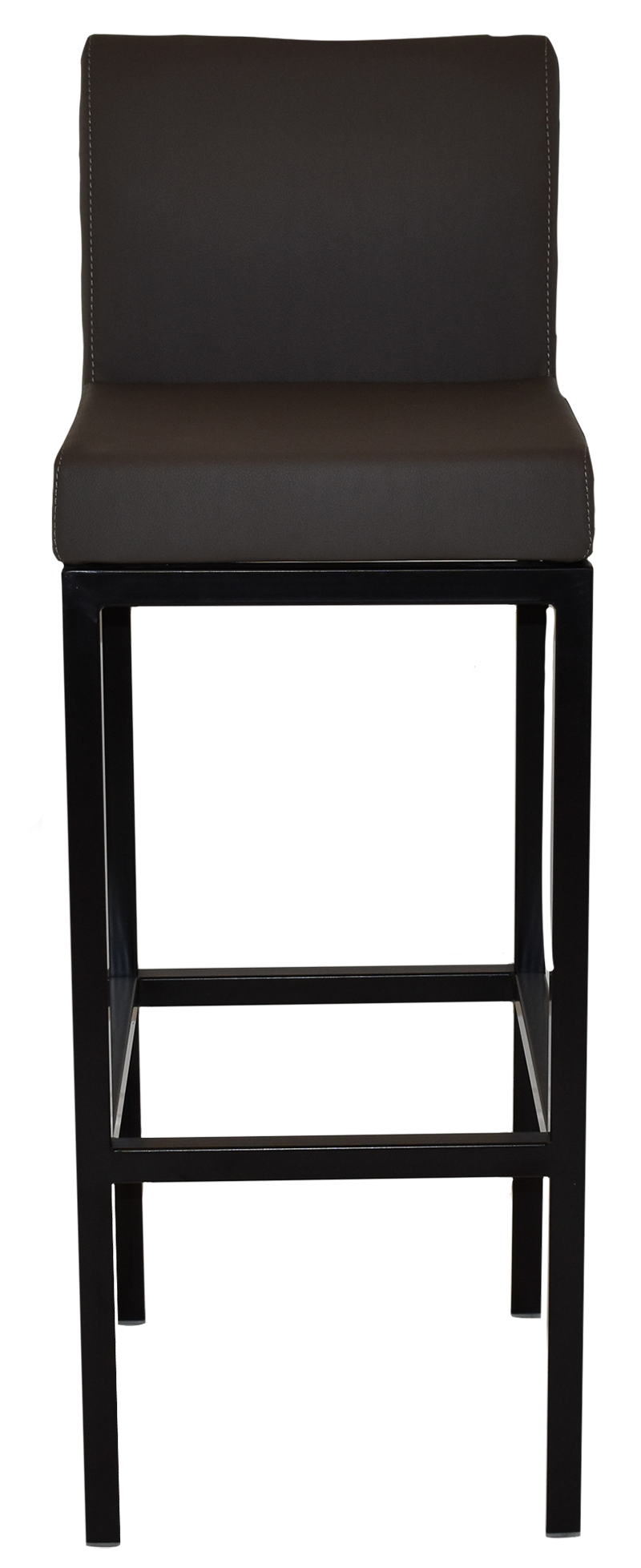 EZ Dublin Black Metal Leg Vinyl Seat Barstool