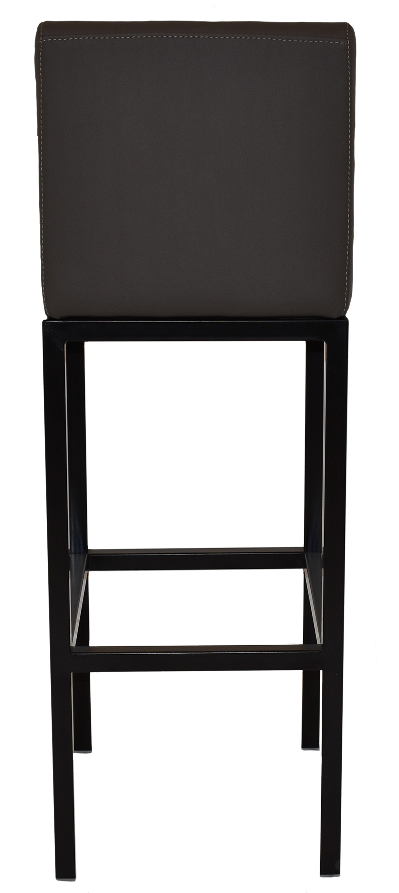 EZ Dublin Black Metal Leg Vinyl Seat Barstool