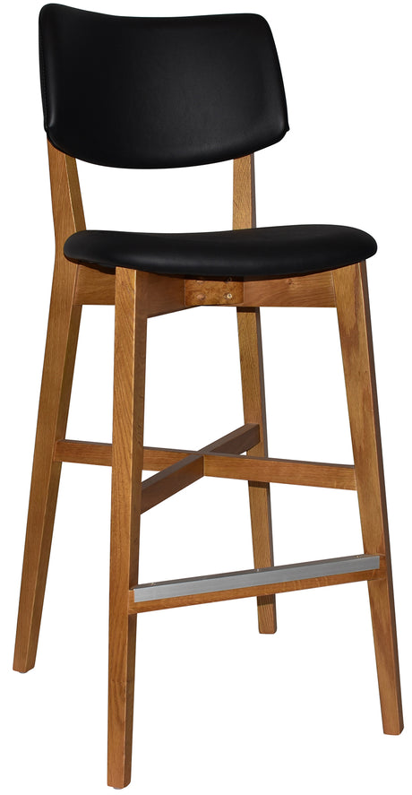 EZ STOOL PHOENIX UPH 2 BLACK - VINYL BLACK