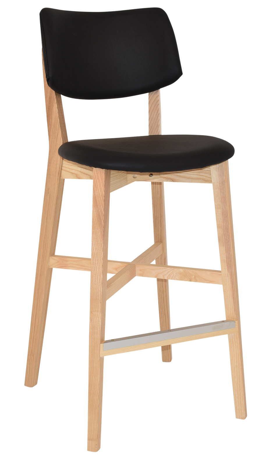 EZ STOOL PHOENIX UPH 2 BLACK - VINYL BLACK