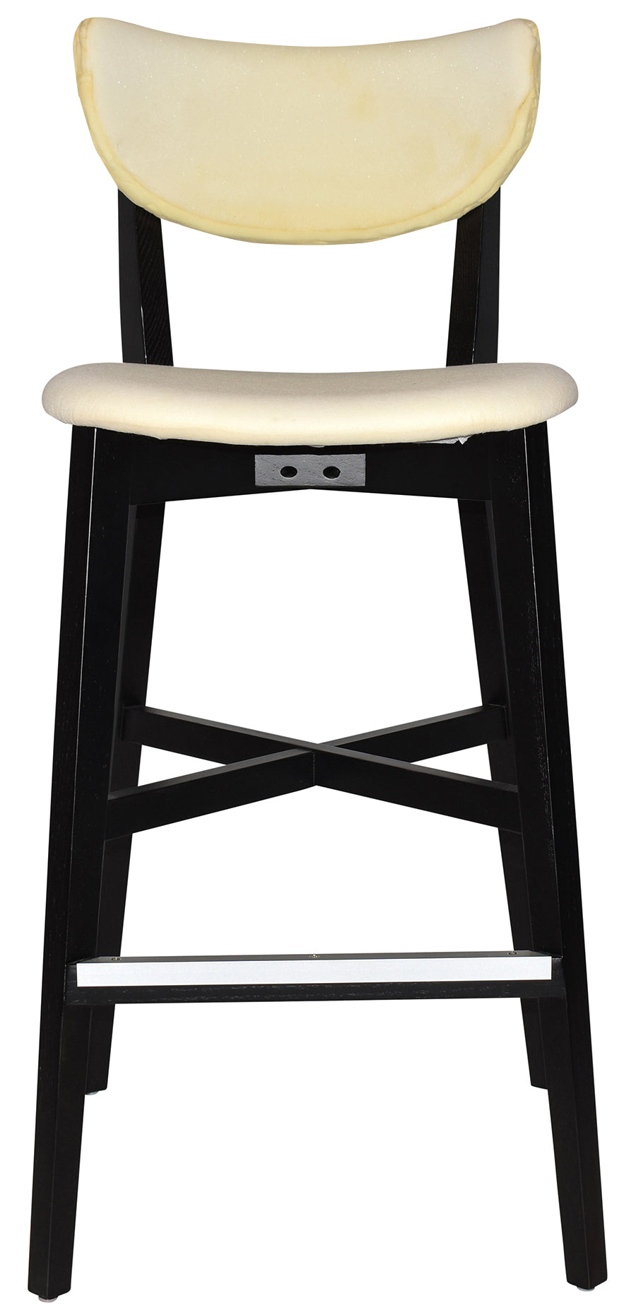 EZ Rialto Black Stained Solid Timber Framed Barstool
