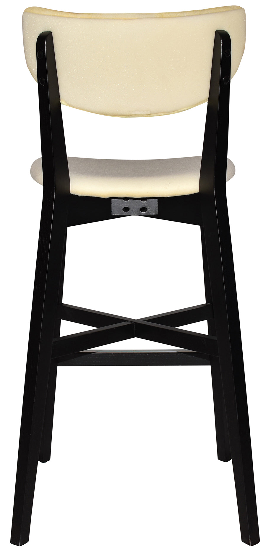 EZ Rialto Black Stained Solid Timber Framed Barstool
