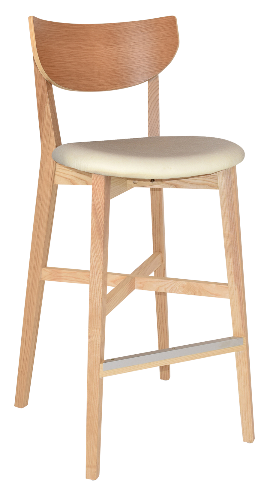 EZ STOOL RIALTO NATURAL - GRAVITY NAVY
