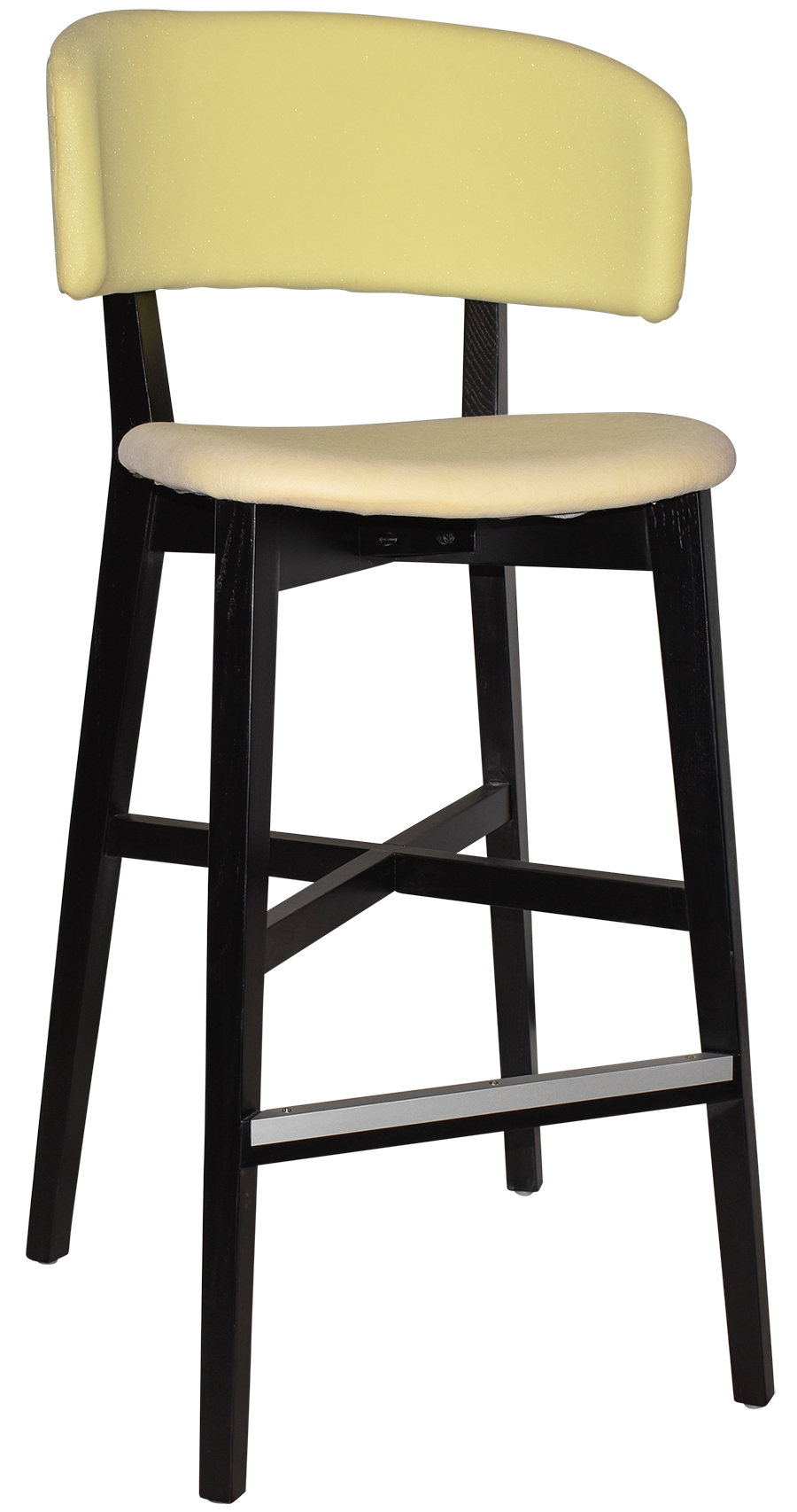 EZ STOOL TORINO BLACK - UNUPHOLSTERED (BACK & SEAT)