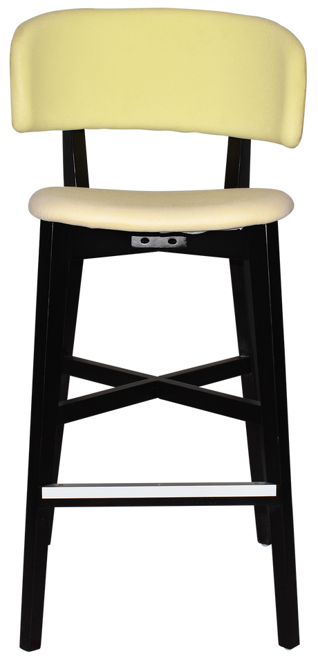 EZ STOOL TORINO BLACK - UNUPHOLSTERED (BACK & SEAT)