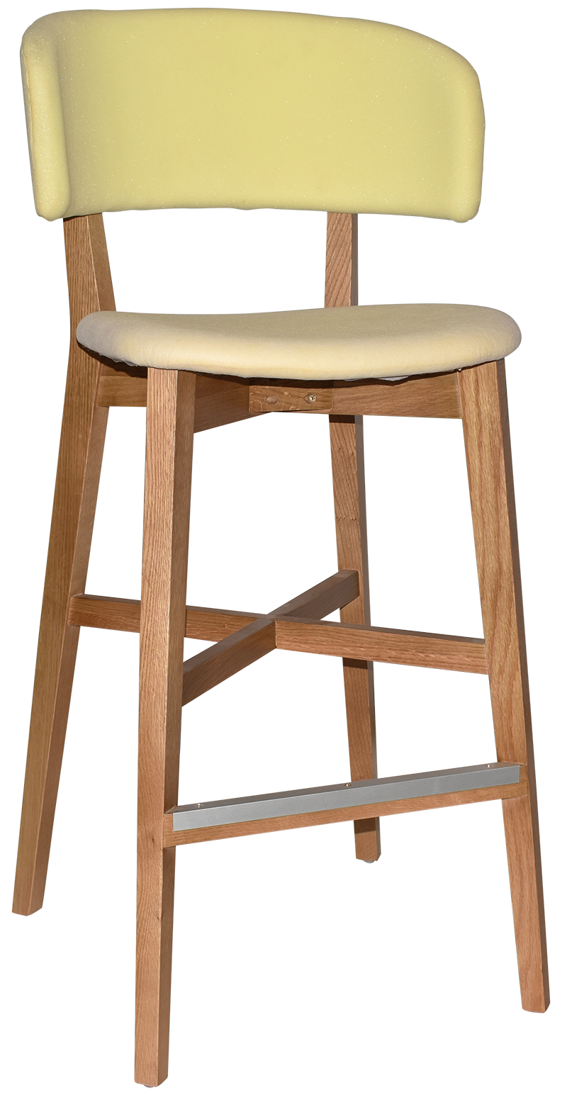 EZ STOOL TORINO BLACK - UNUPHOLSTERED (BACK & SEAT)