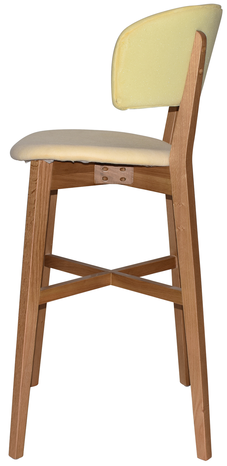 EZ STOOL TORINO BLACK - UNUPHOLSTERED (BACK & SEAT)