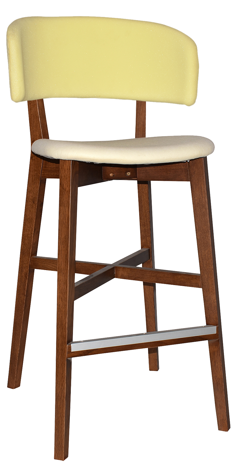 EZ STOOL TORINO BLACK - UNUPHOLSTERED (BACK & SEAT)