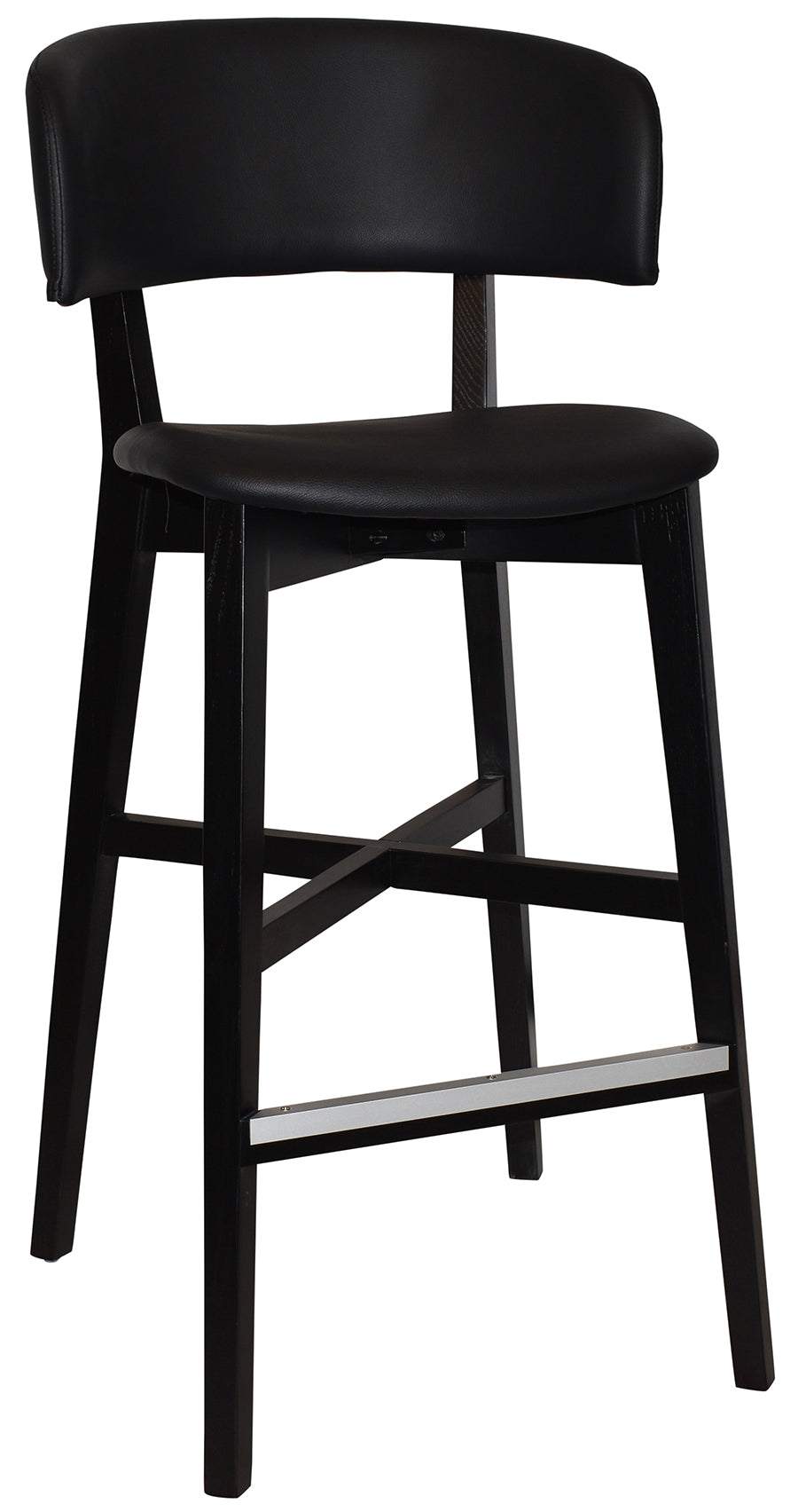 EZ STOOL TORINO UPH 2 BLACK - EASTWOOD BORDEAUX