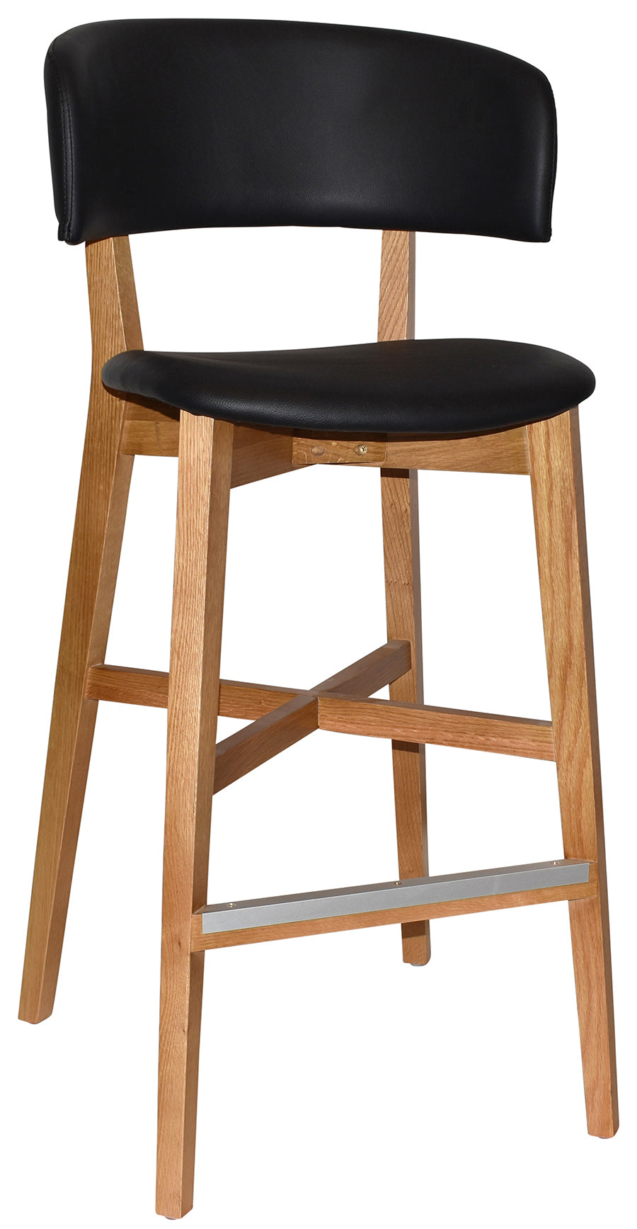 EZ STOOL TORINO UPH 2 LIGHTOAK - EASTWOOD BORDEAUX