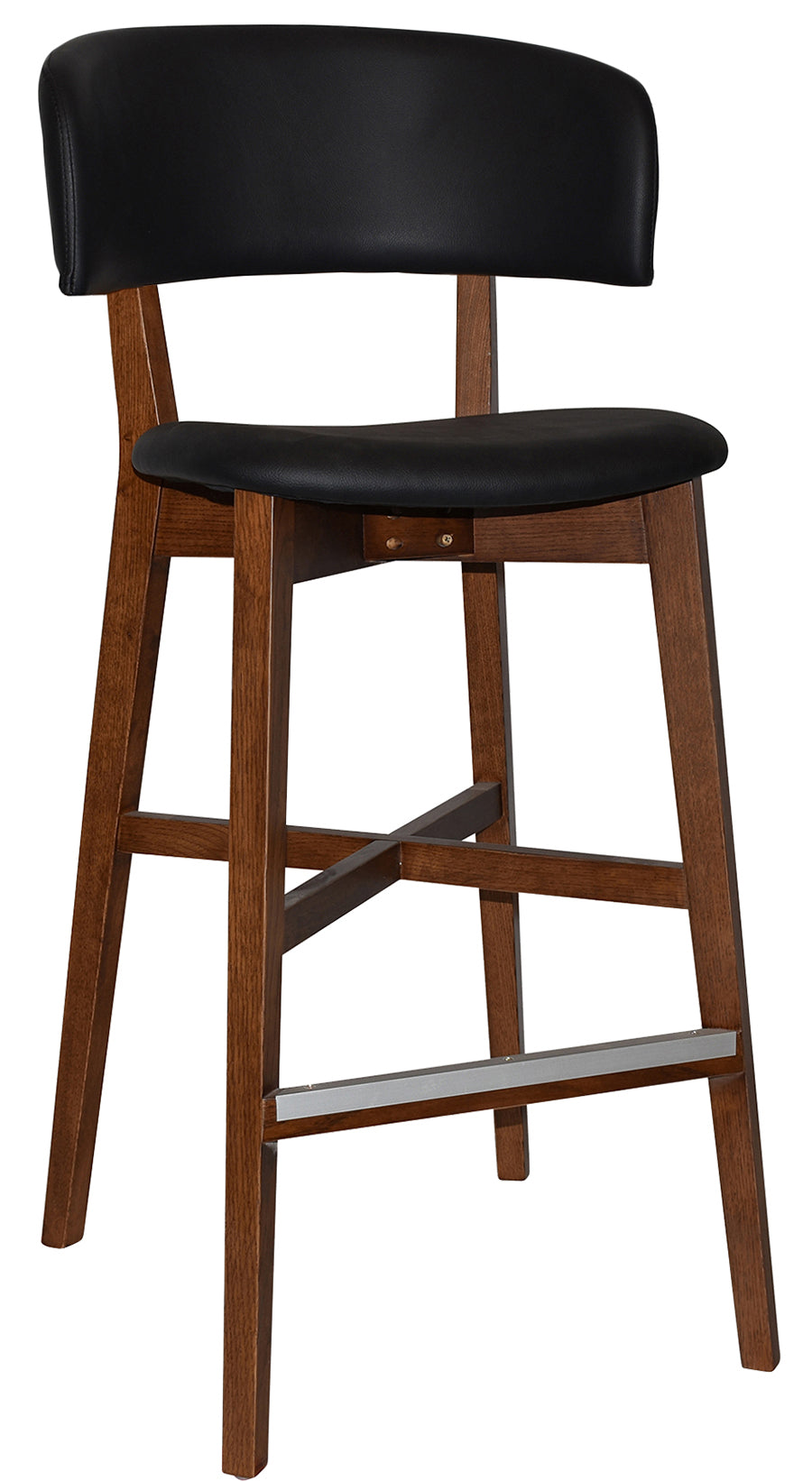 EZ STOOL TORINO UPH 2 LIGHTWALNUT - EASTWOOD BORDEAUX
