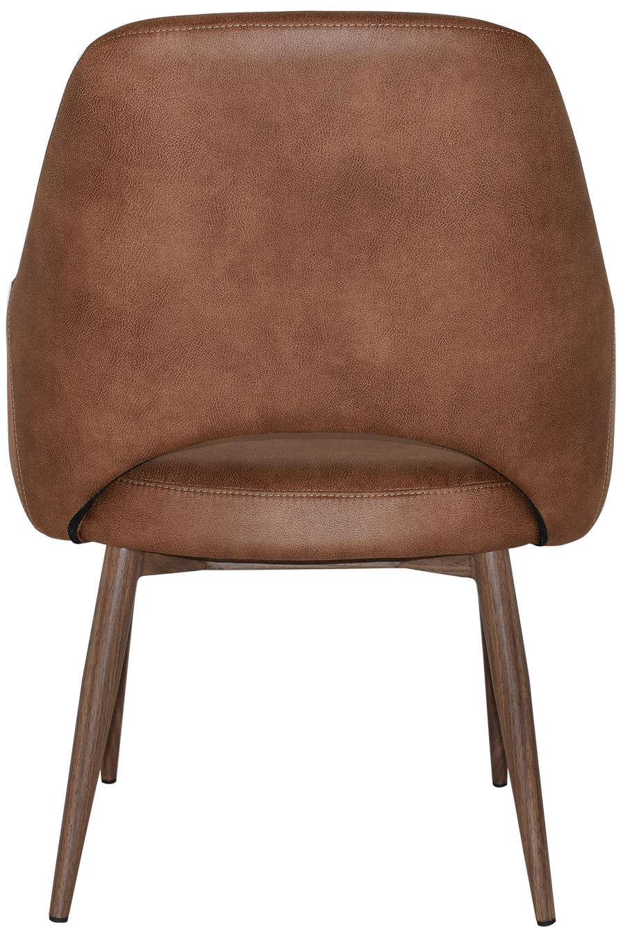 EZ Albury Walnut Colour Metal Leg Upholstered Hospitality XL Armchair