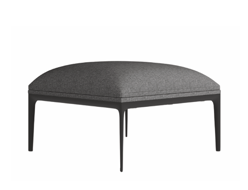 DD Kinetic Fabric Upholstered Ottoman for Breakout Seating