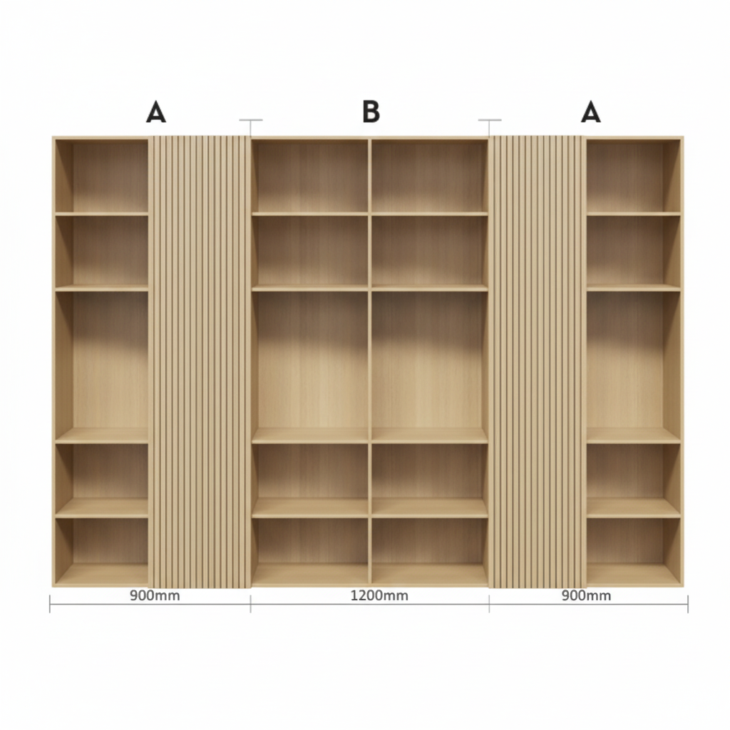 DD Kingston Cupboard with Open Shelves
