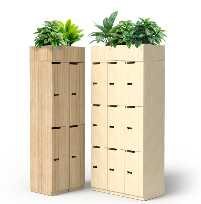 OL Knox 3 Door Melamine Locker