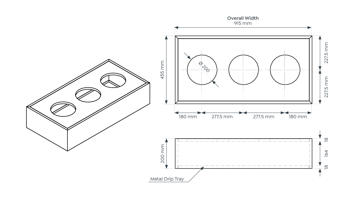 OL Knox Planter Box for Knox Locker Range