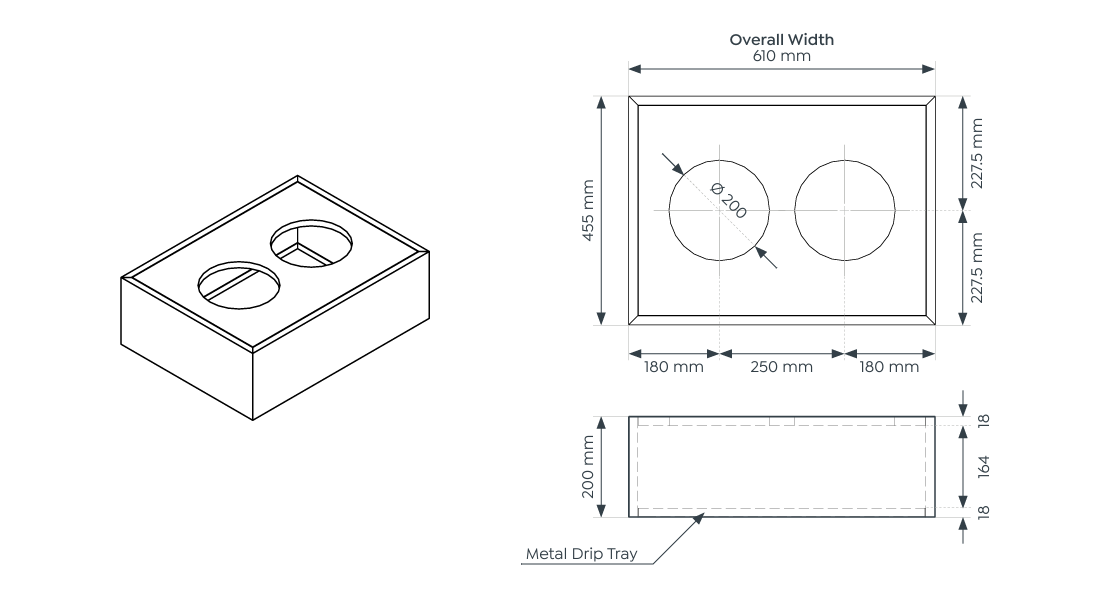 OL Knox Planter Box for Knox Locker Range