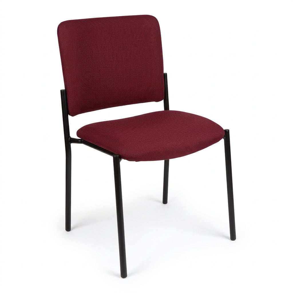 MA Lazer 40 Fabric or Vinyl Upholstered Stackable Visitor Chair
