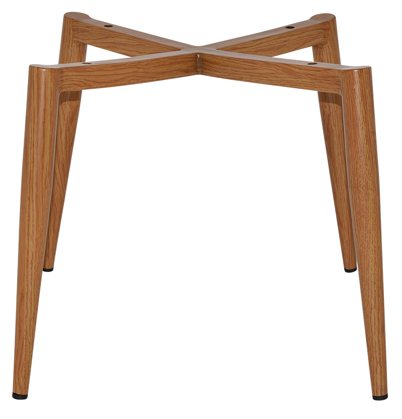 EZ Albury Oak Stained Metal Leg Upholstered Hospitality Dining Chair