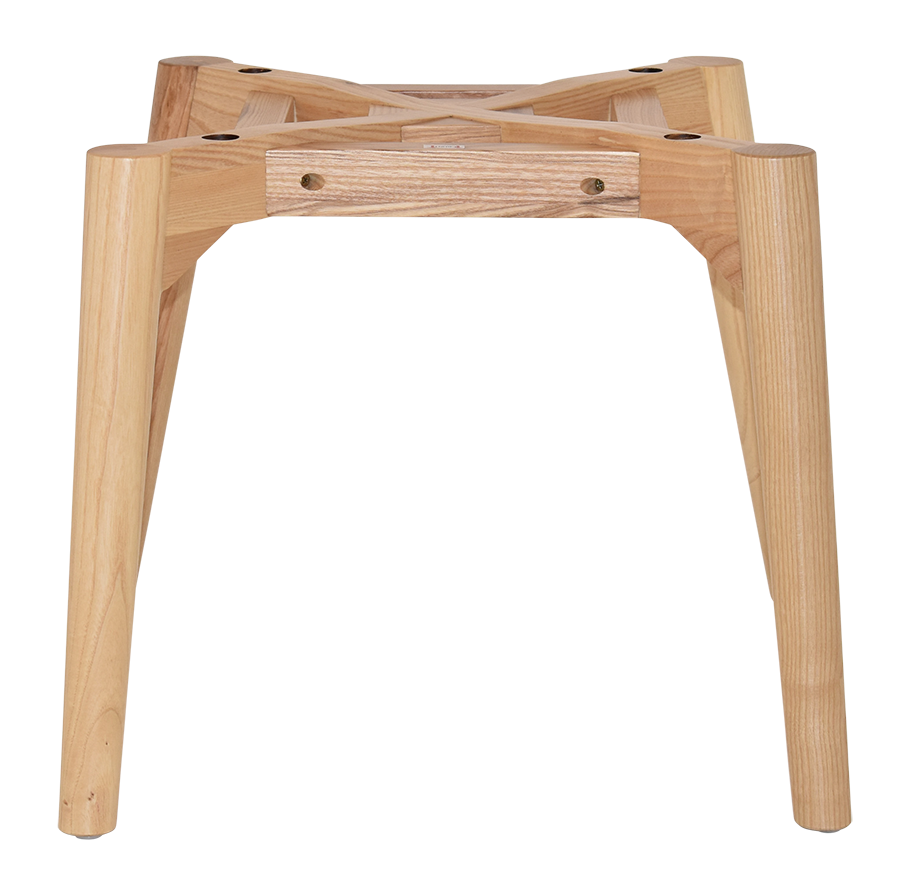 EZ Albury Solid Ash Timber Natural Stained Upholstered Hospitality Dining Chair