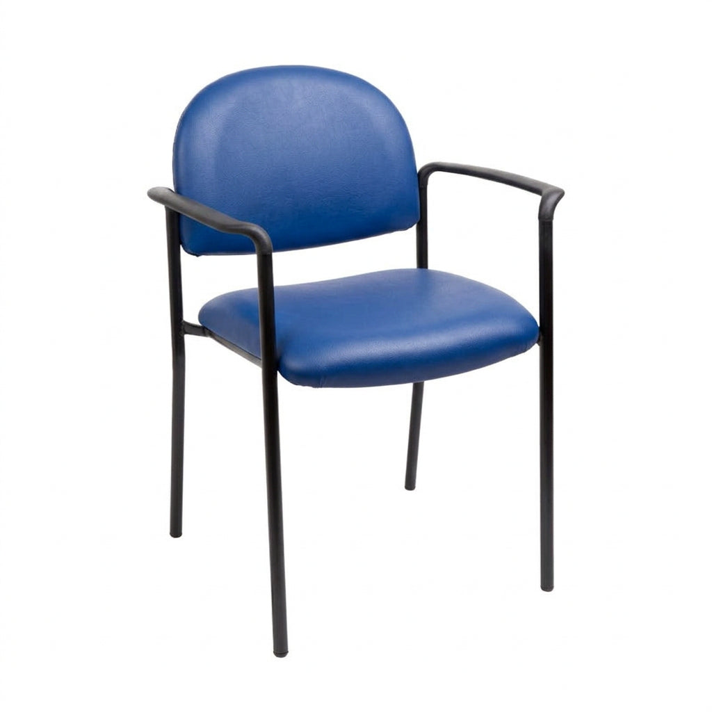 MA Lazer 50 Fabric or Vinyl Upholstered Stackable Visitor Armchair