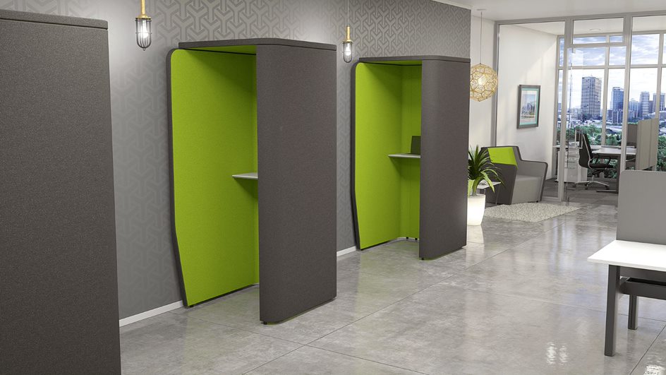 OL Motion Link Freestanding Phone Booth