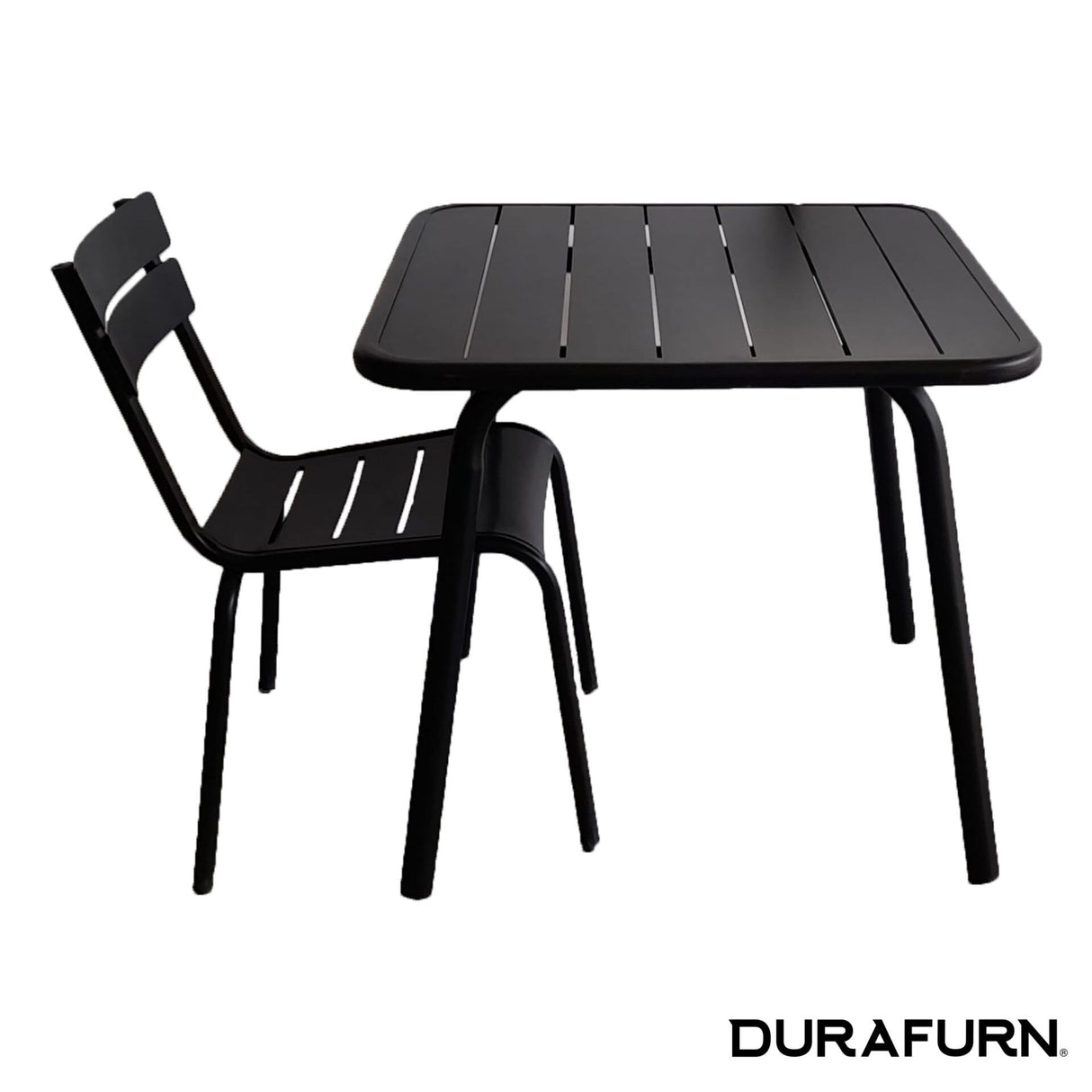 FL Lisbon Aluminium Hospitality Outdoor Square Table