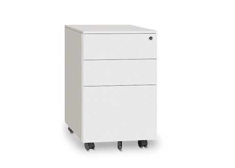 DD Lunar Metal 2 Drawer 1 File Mobile Pedestal