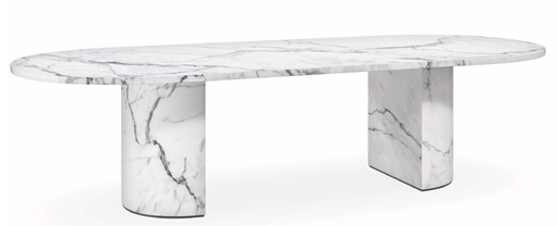 DD Luxor Custom Made D End Boardroom Table