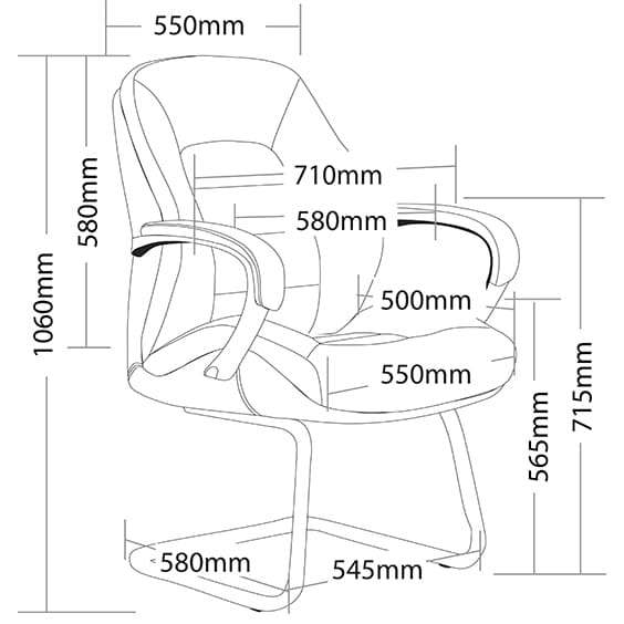 ST Magnum High Back Leather Executive Chair