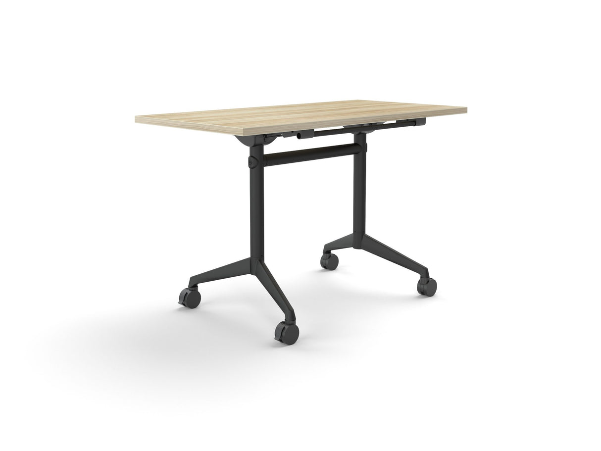 OL Modulus Flip Table with Rectangle Top All Black Frame