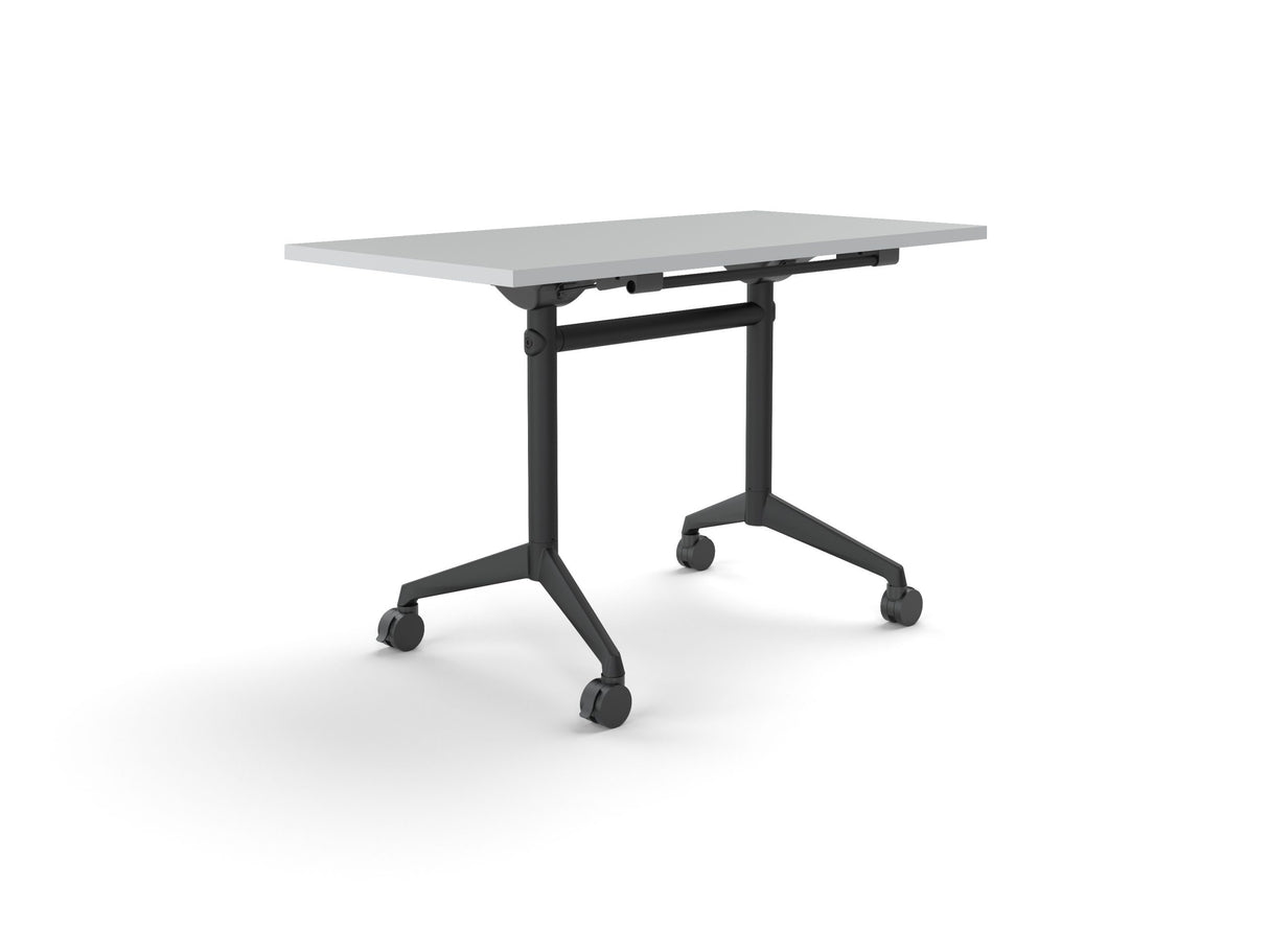 OL Modulus Flip Table with Rectangle Top All Black Frame