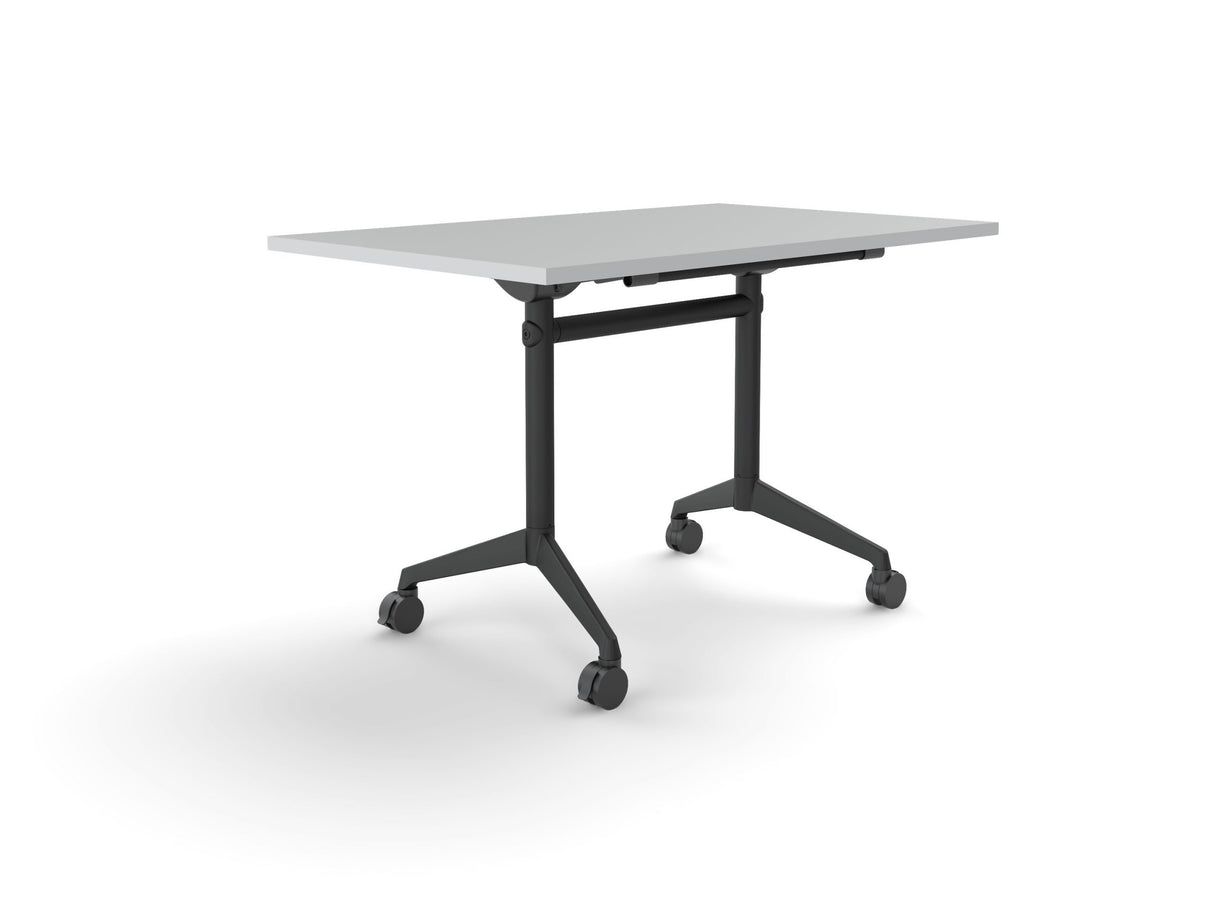 OL Modulus Flip Table with Rectangle Top All Black Frame