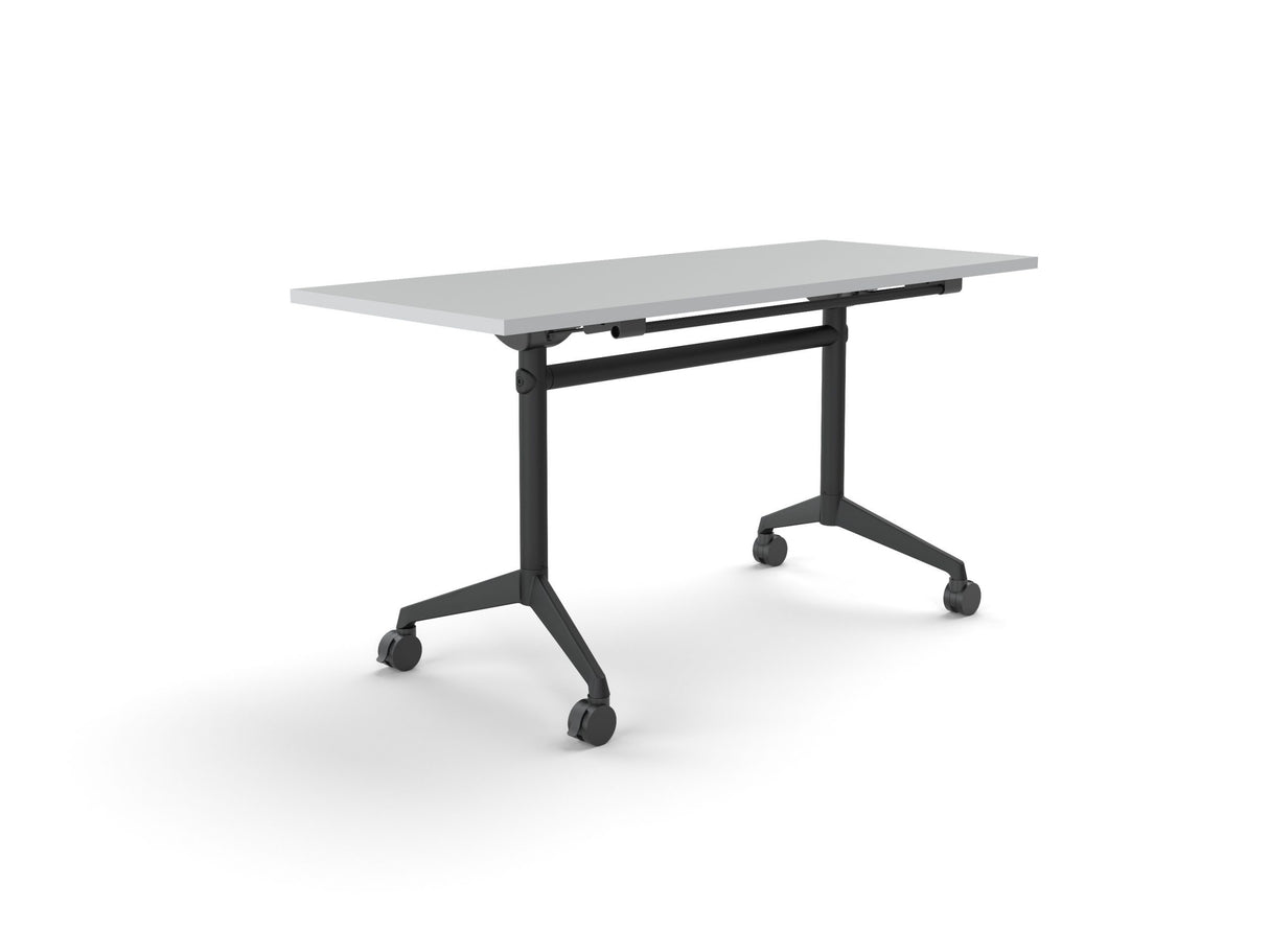 OL Modulus Flip Table with Rectangle Top All Black Frame