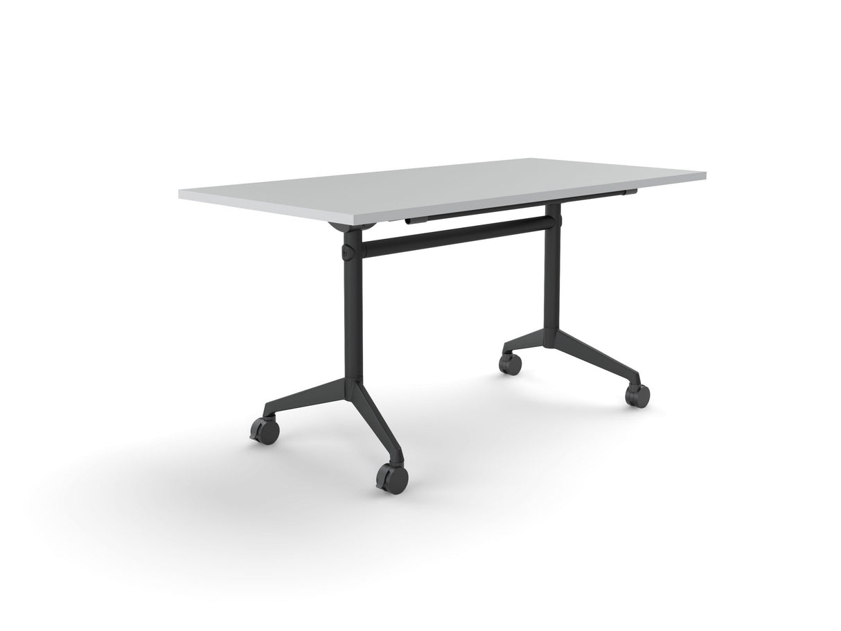 OL Modulus Flip Table with Rectangle Top All Black Frame