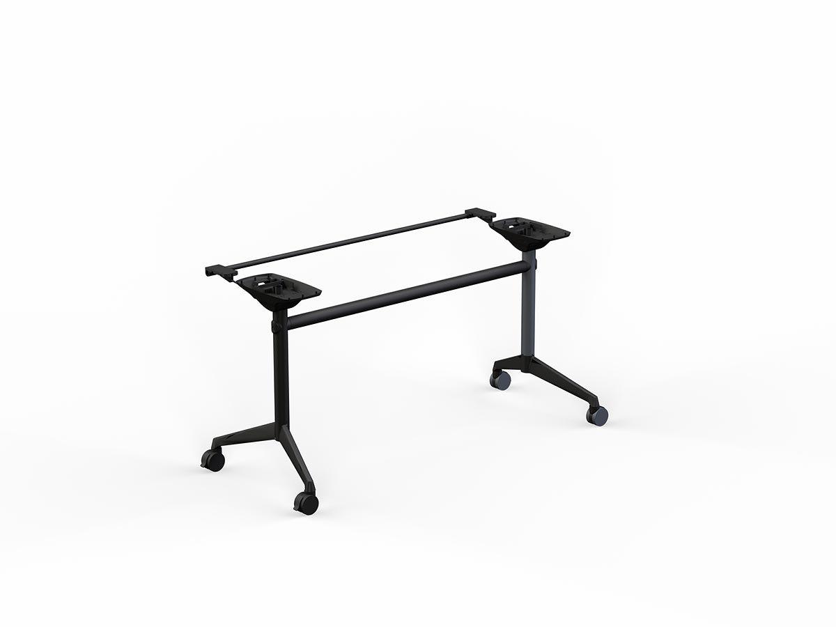 OL Modulus Flip Table Frame All Black