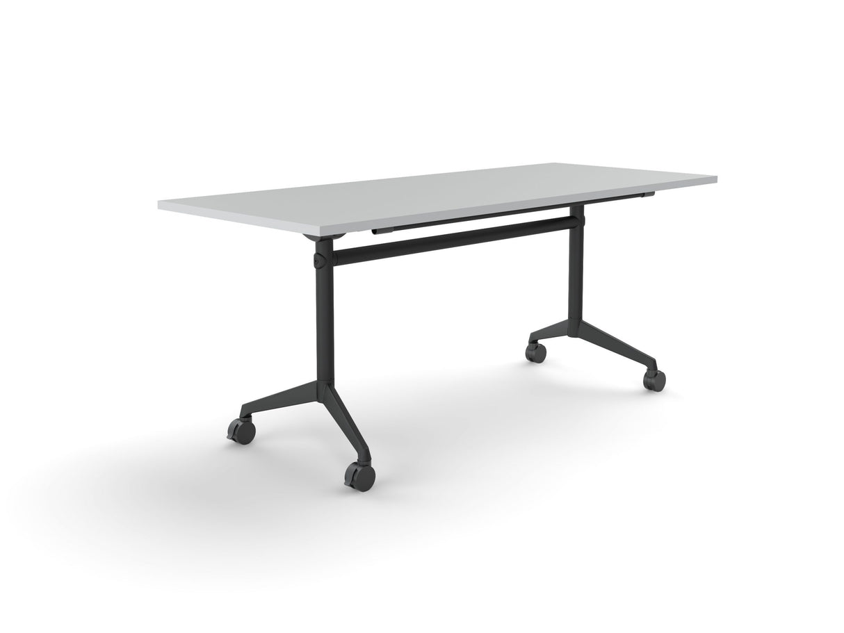 OL Modulus Flip Table with Rectangle Top All Black Frame