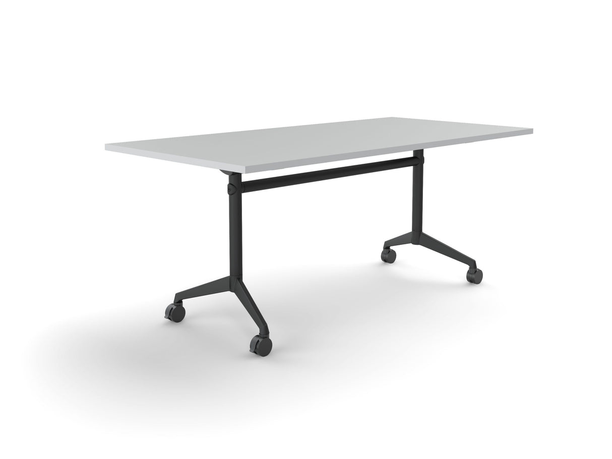 OL Modulus Flip Table with Rectangle Top All Black Frame
