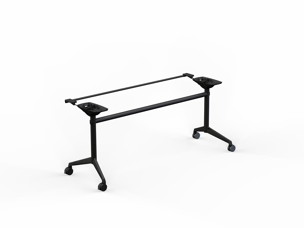 OL Modulus Flip Table Frame All Black