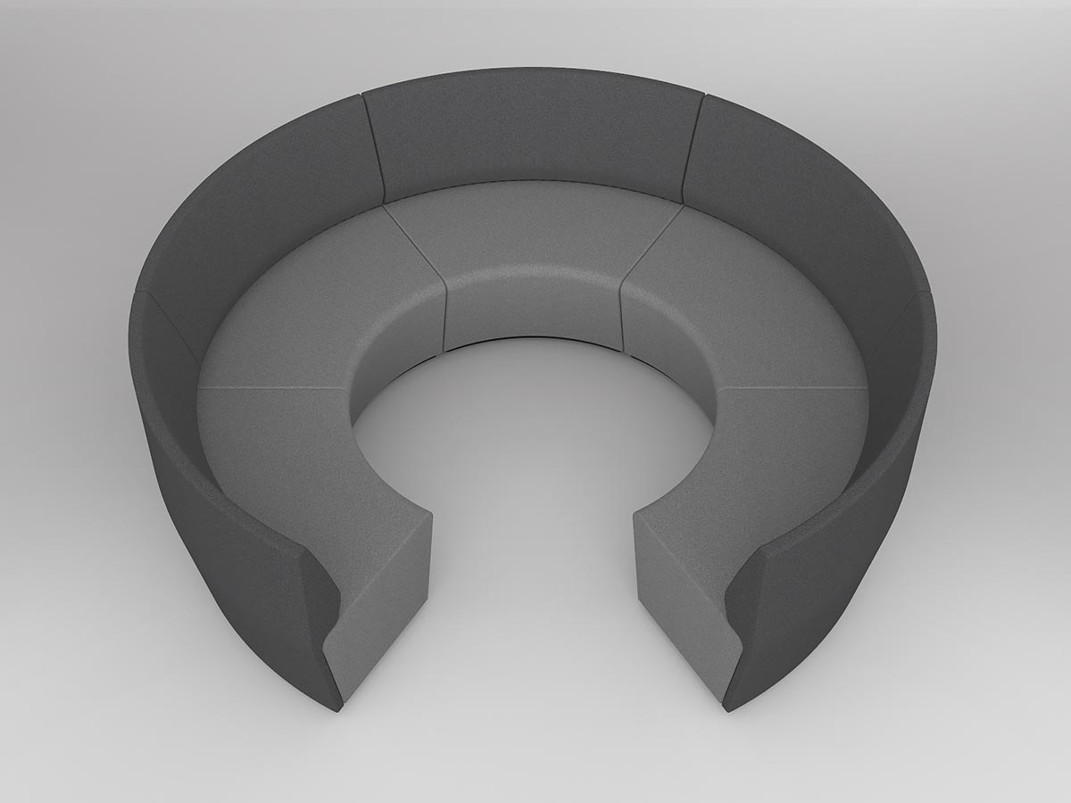 OL Motion Arc 5 Seater Reception Area Lounge