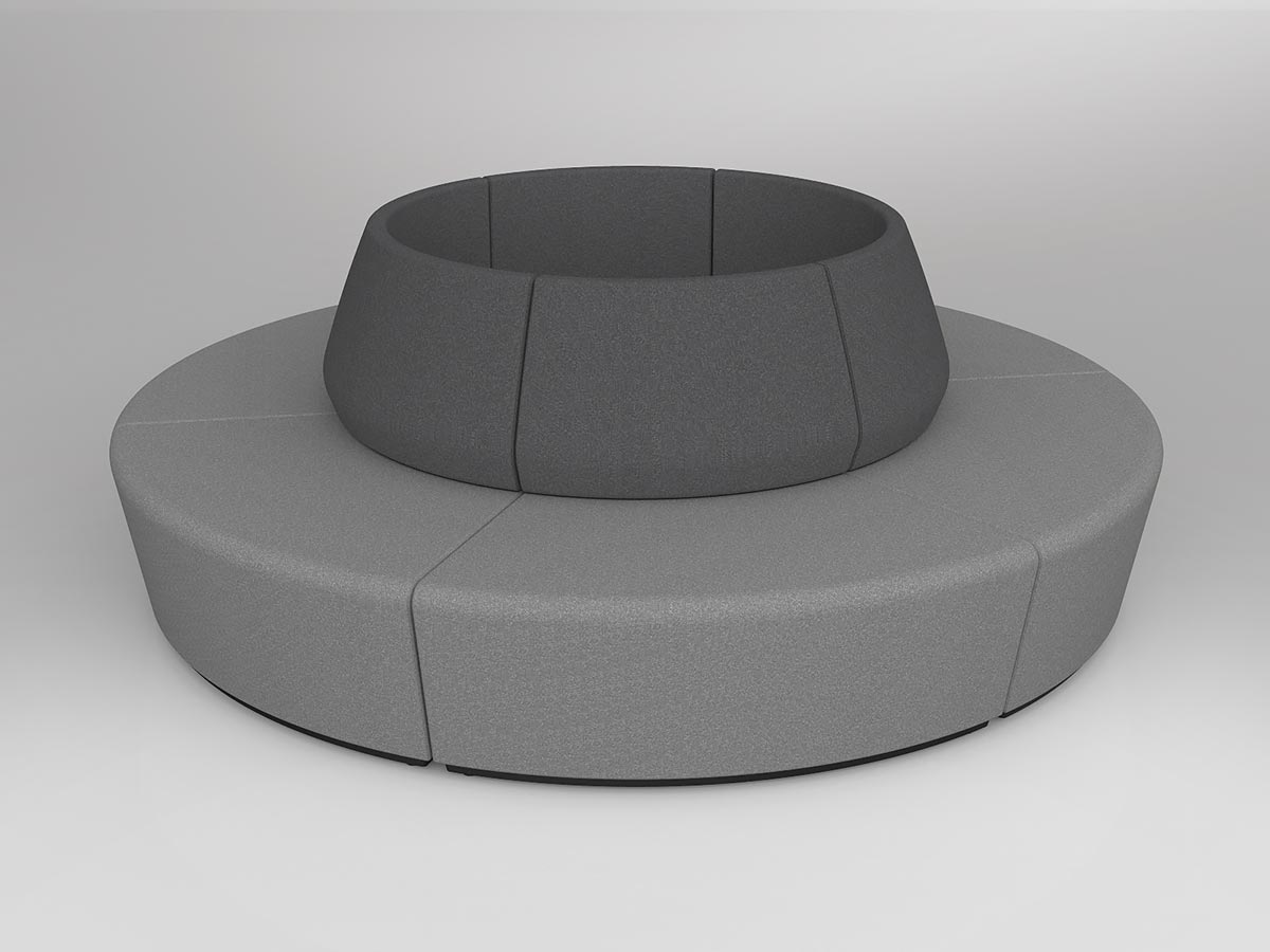 OL Motion Disc 6 Seater Lounge for Reception Area