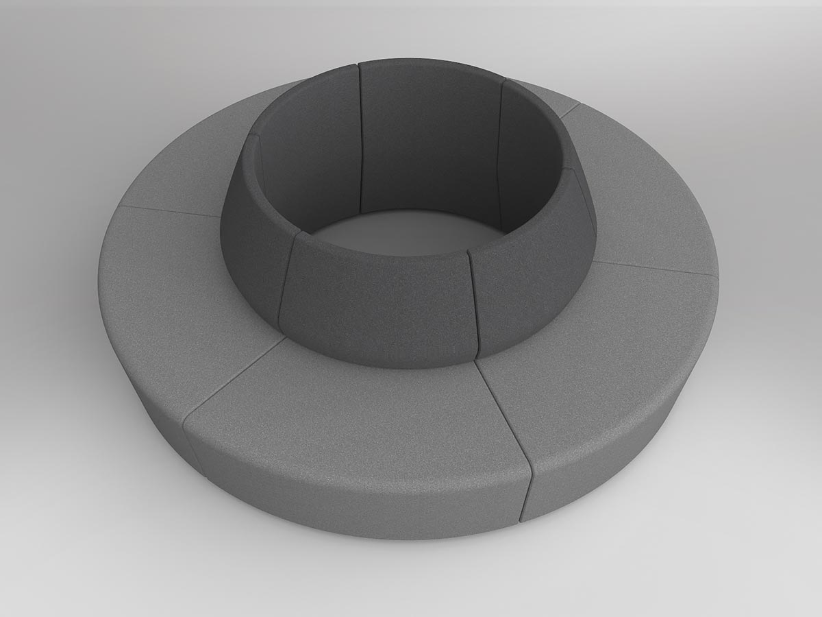 OL Motion Disc 6 Seater Lounge for Reception Area