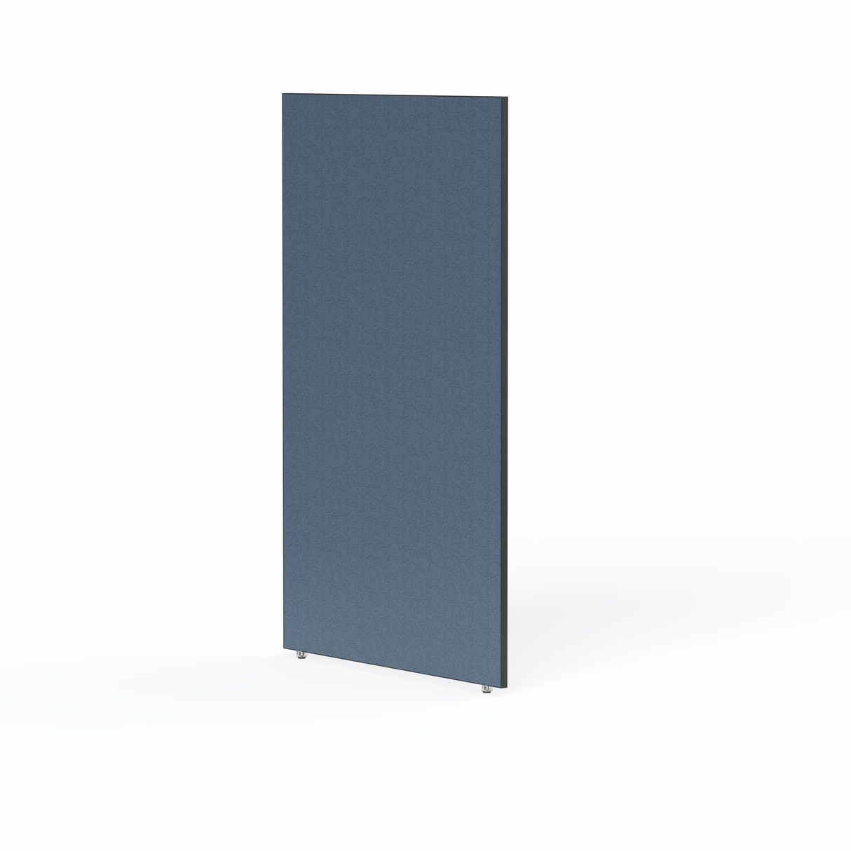 OL Edge25 Floor Mounted Desk Screen - Black Frame