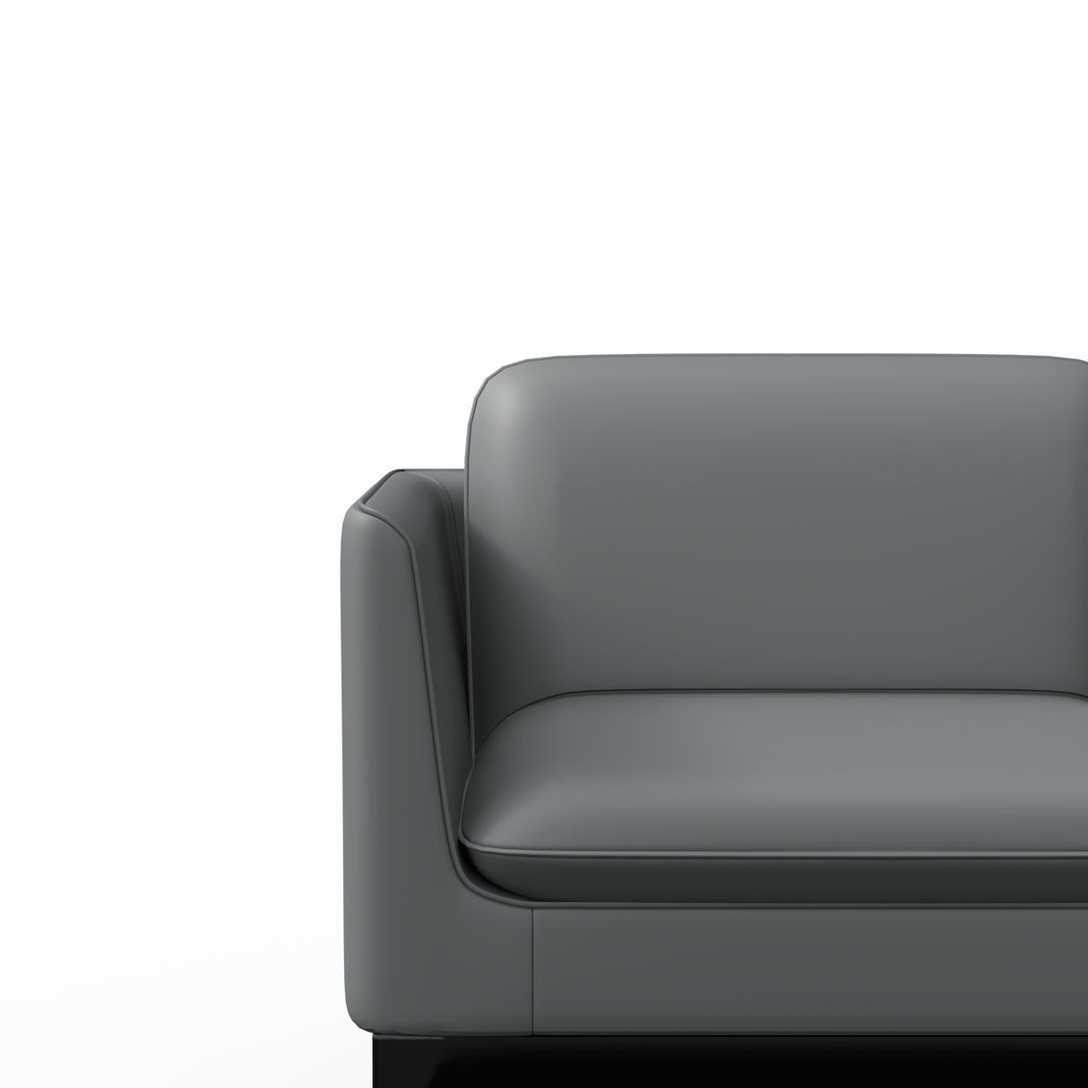 OL Madison PU Leather Upholstered 2 Seater Breakout Lounge