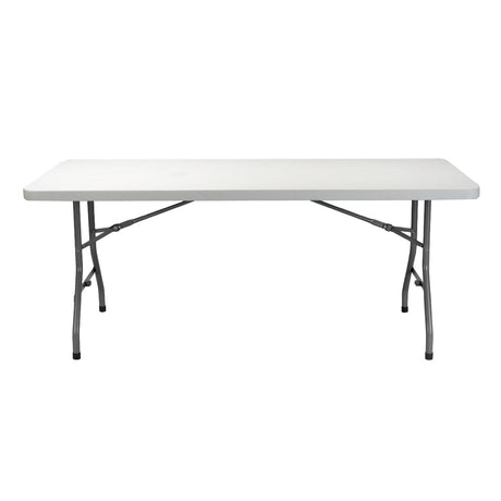 FL Manhattan Hospitality Rectangular Trestle Table