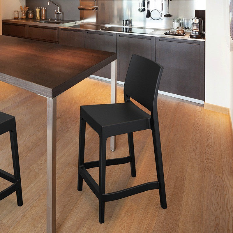 FL Maya Hospitality Outdoor Stackable Bar Stool