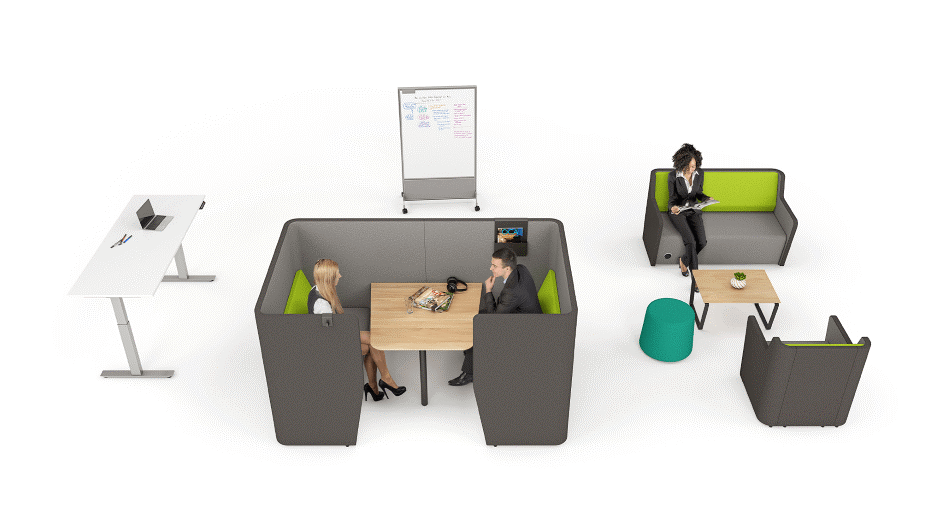 OL Motion Meeting Four Seater Booth