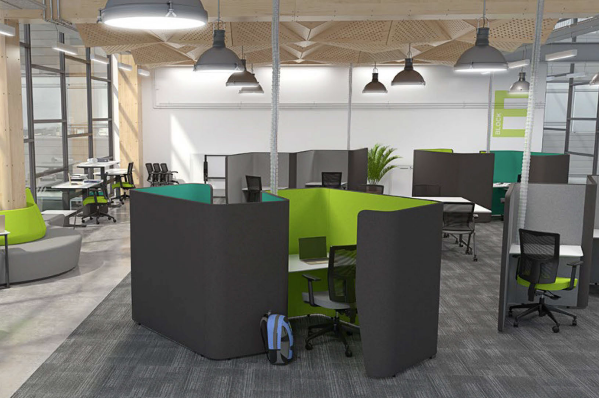 OL Motion Grandstand 4 Seater Breakout Area Tiered Seating