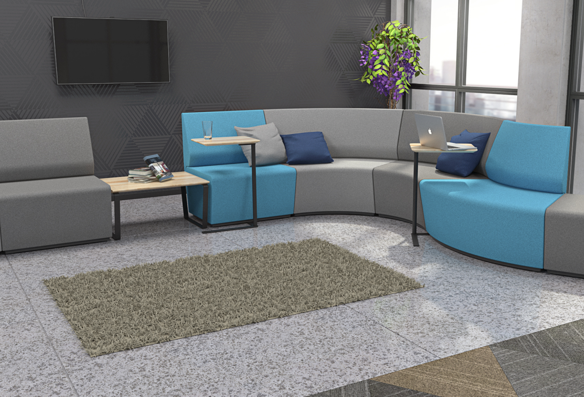 OL Motion Grandstand 4 Seater Breakout Area Tiered Seating